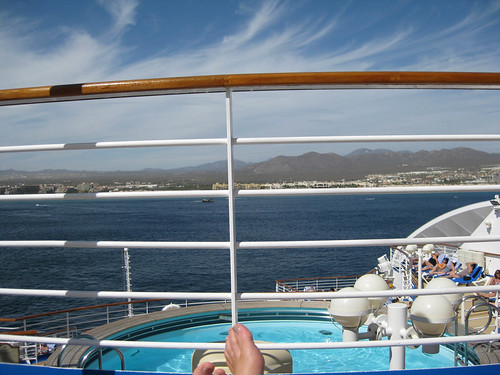 Kicking Back on Lido Deck (those are my toes!) ahhhhh