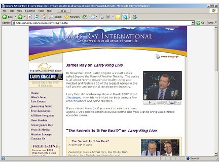 James Ray King interviews